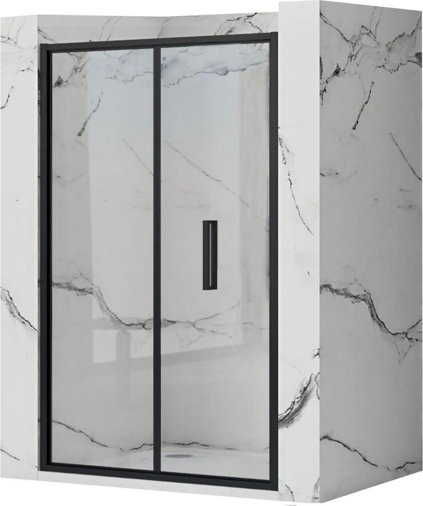 Rea Duschtür Rapid Fold 100 Black