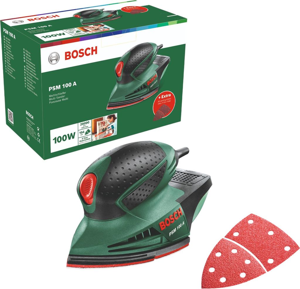 Bosch PSM 100 A Smerigliatrice multipla 100 Watt 104 cm² + Immagine del prodotto 