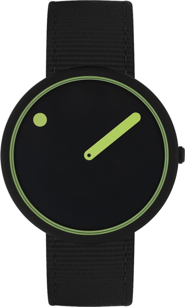 Picto R44023-R006 Manta Ray Black and Paradise Green 40mm ATM