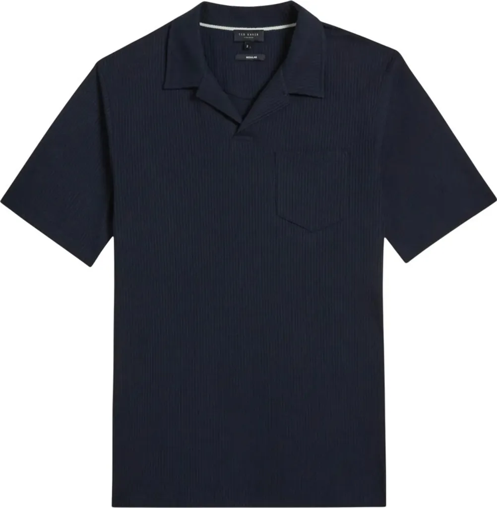 Polo Ted Baker Arkes GT252 Bleu Marine : Adieu au Coton qui se Déforme