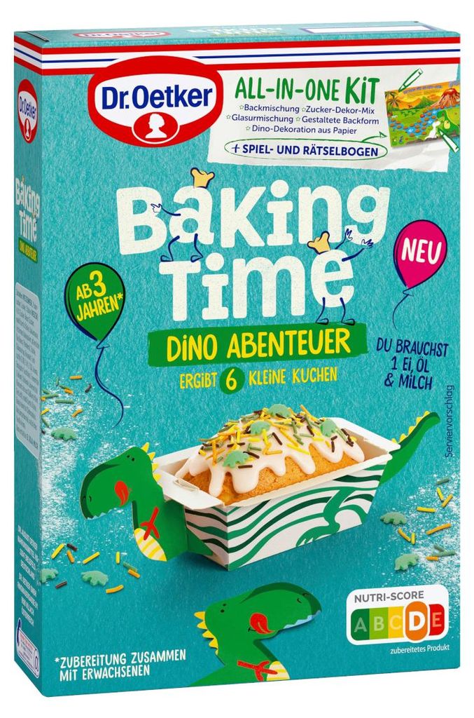 Dr. Oetker Baking Time Dino Adventure vzrušující směs na Obrázek produktu 