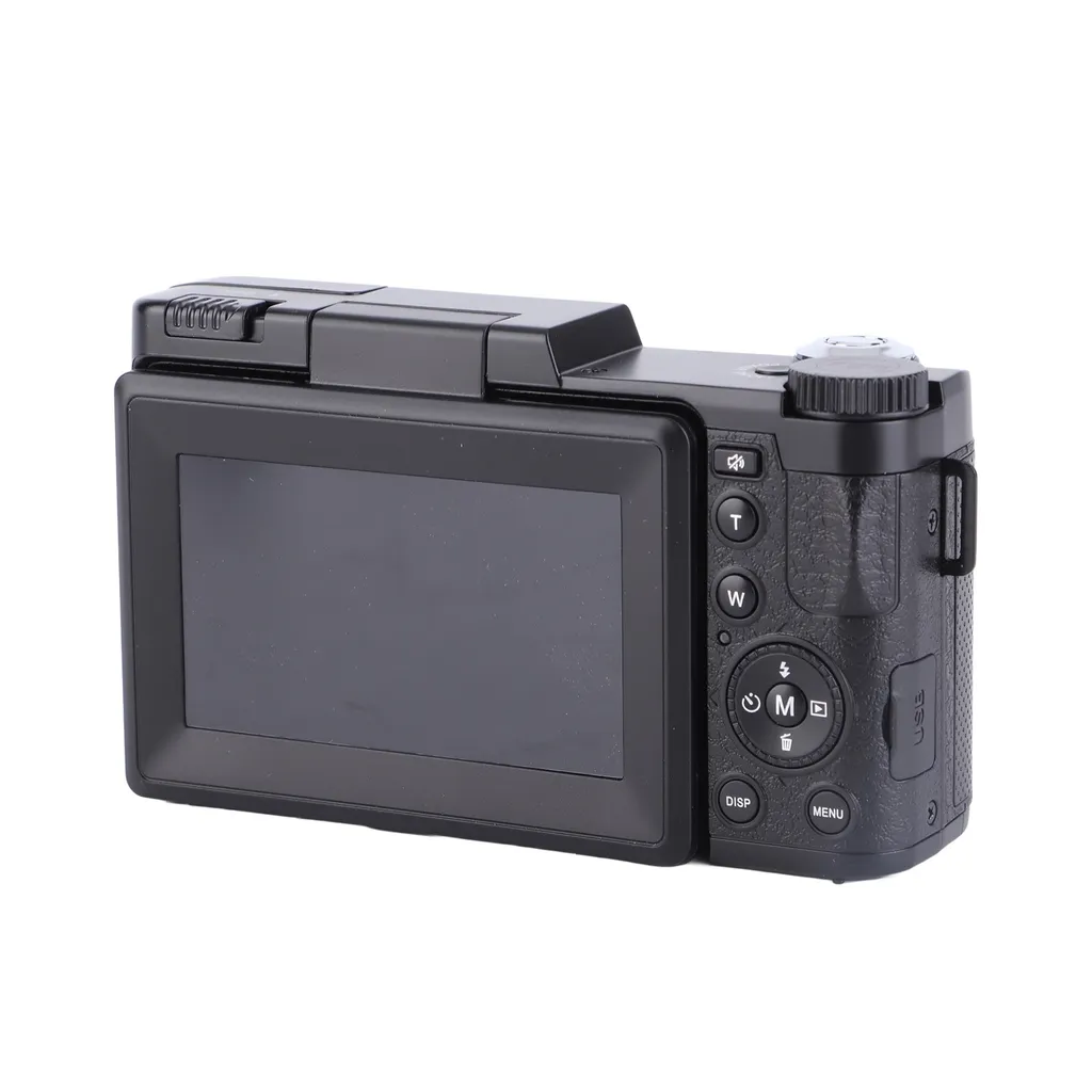 Caméra vlogging 4K 48MP avec stabilisation et écran IPS 3,2 pouces