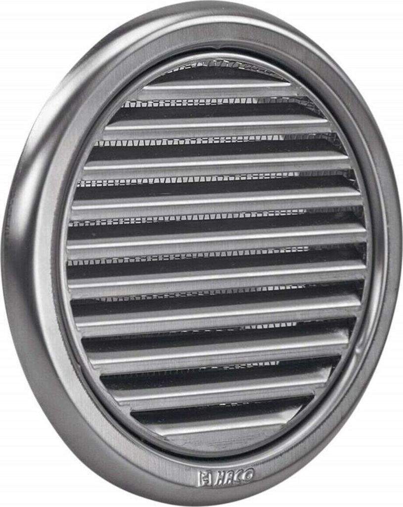 Lüftungsgitter, rund, mit Insektenschutz, Durchmesser:75 mm