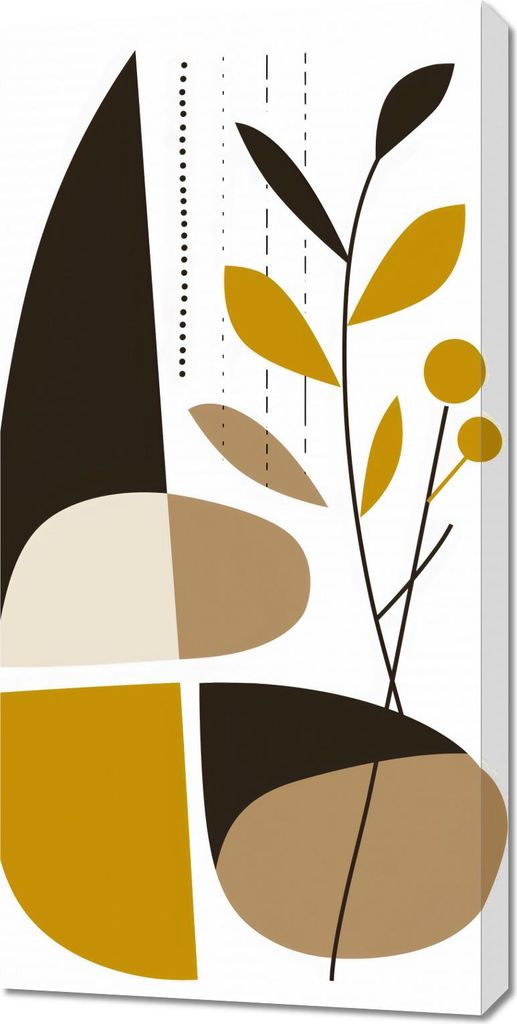 Bild 50x100cm Geometrische Natur