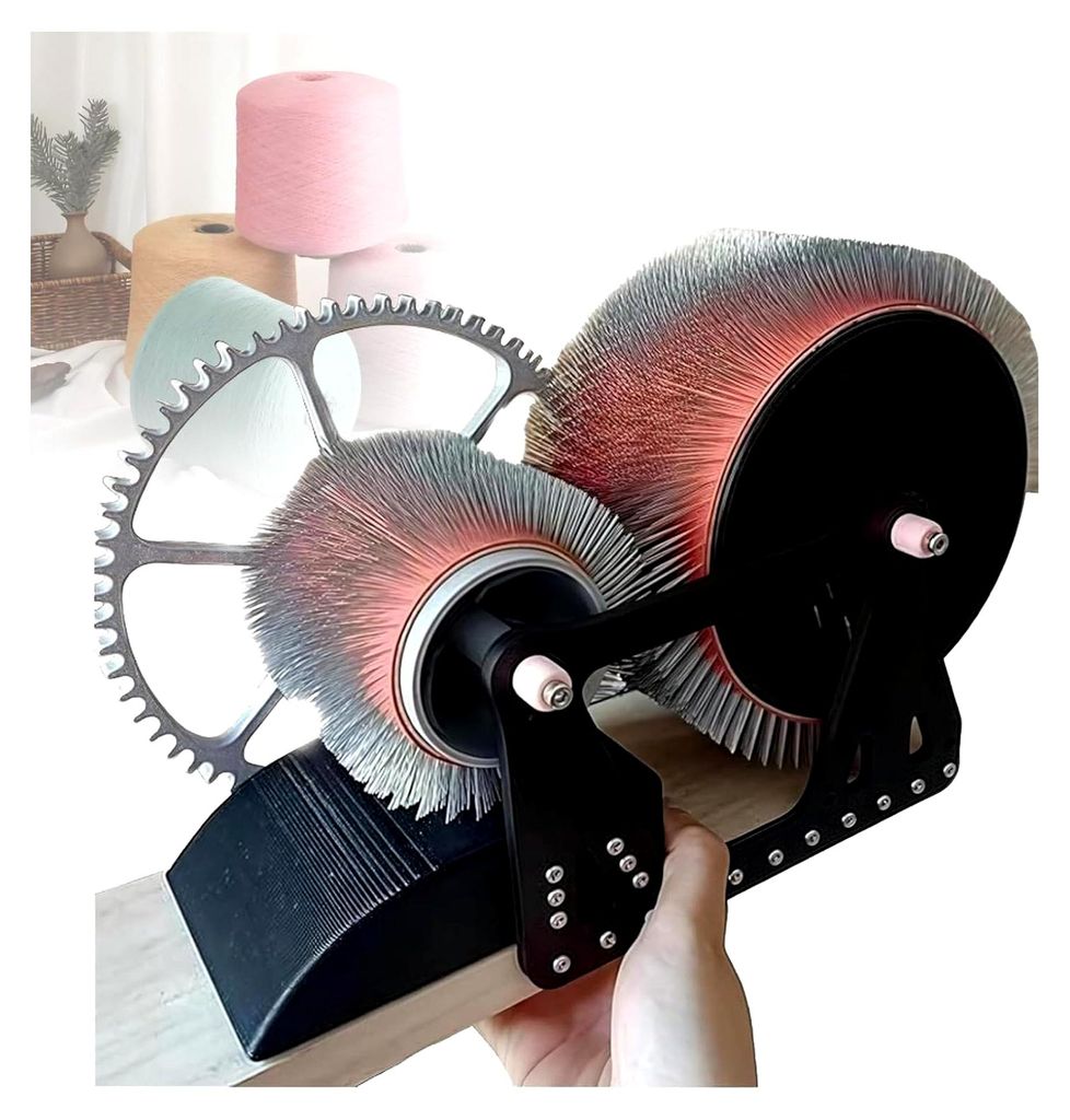 Wollkarde, Handkurbel-Trommelkarde, schnelles Mischen von Farben, Kämmen, Spinnen, für DIY-Wollfilz, zum Kardieren von Wollfasern und zur Herstel...
