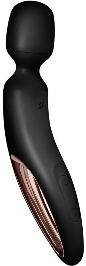 Wand-erland Noir Or rose : Masseur vibrant rechargeable 10 vitesses