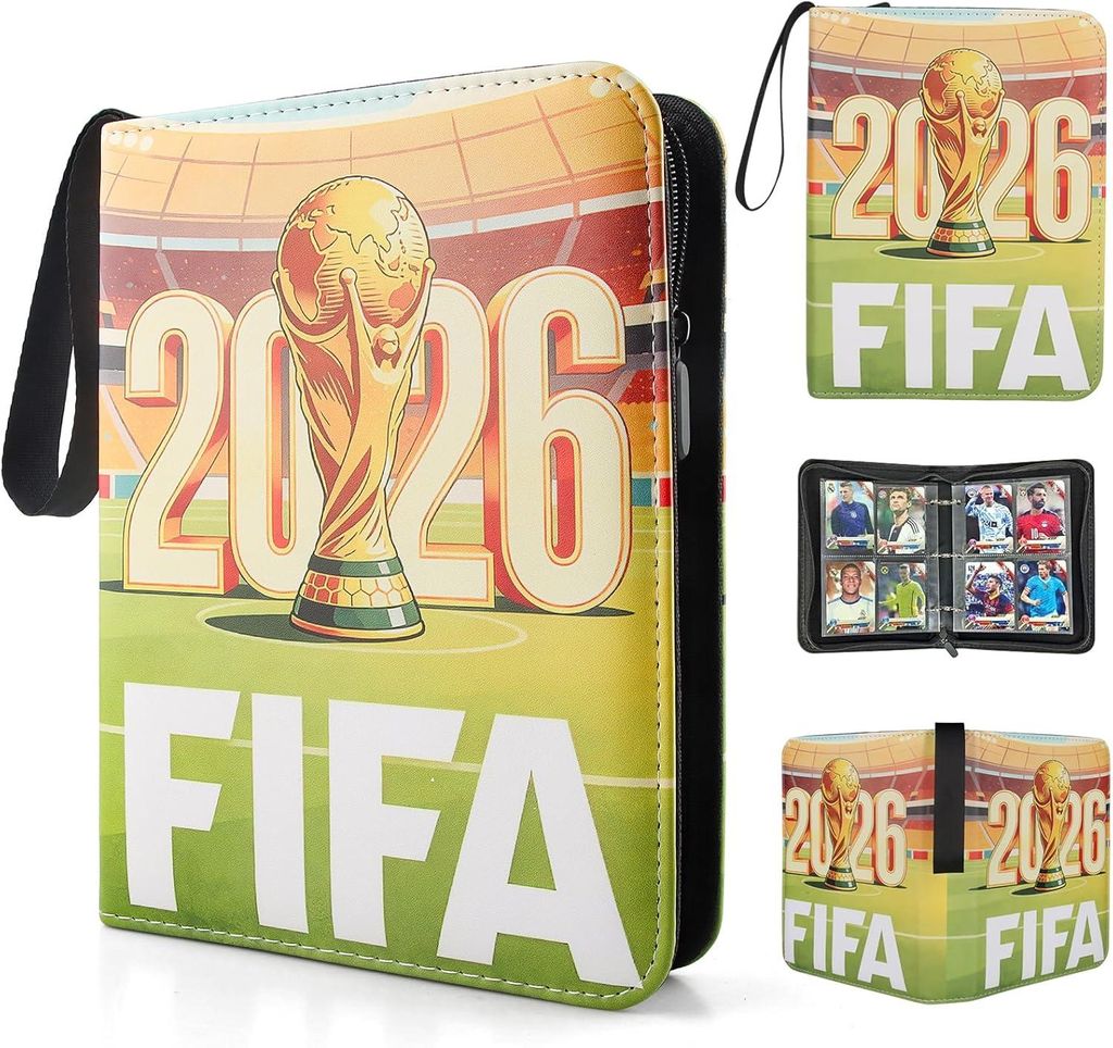 FIFA WM 2026 Fussball Sammelalbum Fußball Karten – 4 Fächer Produktbild 