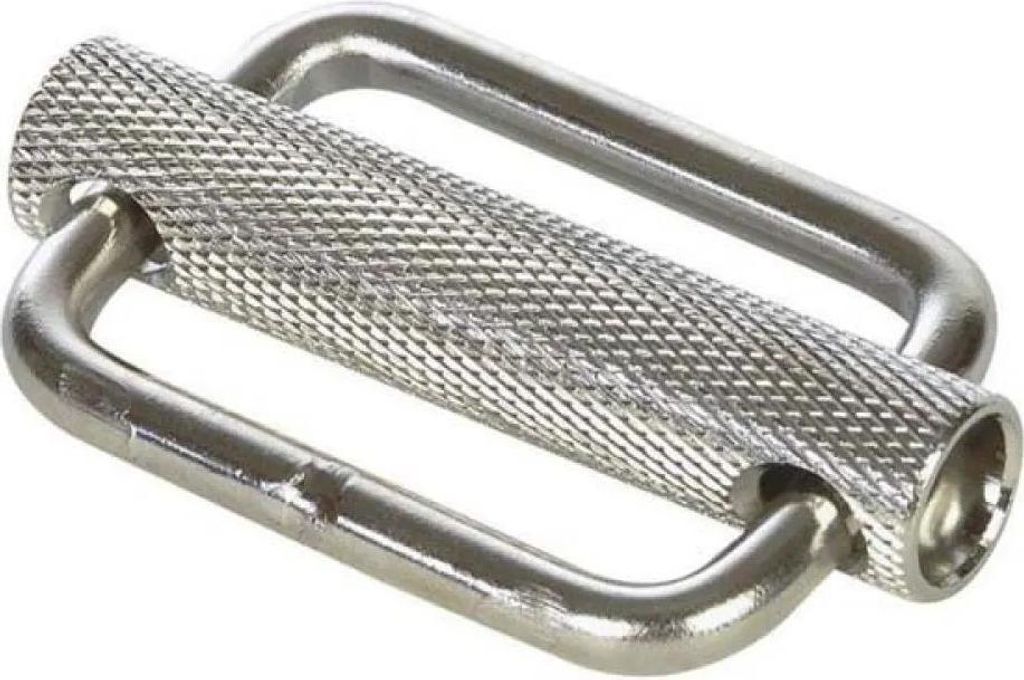4water Edelstahl Clipschnalle 2 Einheiten Silber 40 mm Silber 40 mm