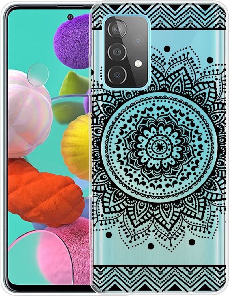 König Design Hülle kompatibel mit Samsung Galaxy A72 5G Kunststoff Soft Handyhülle - Handy Case Transparent