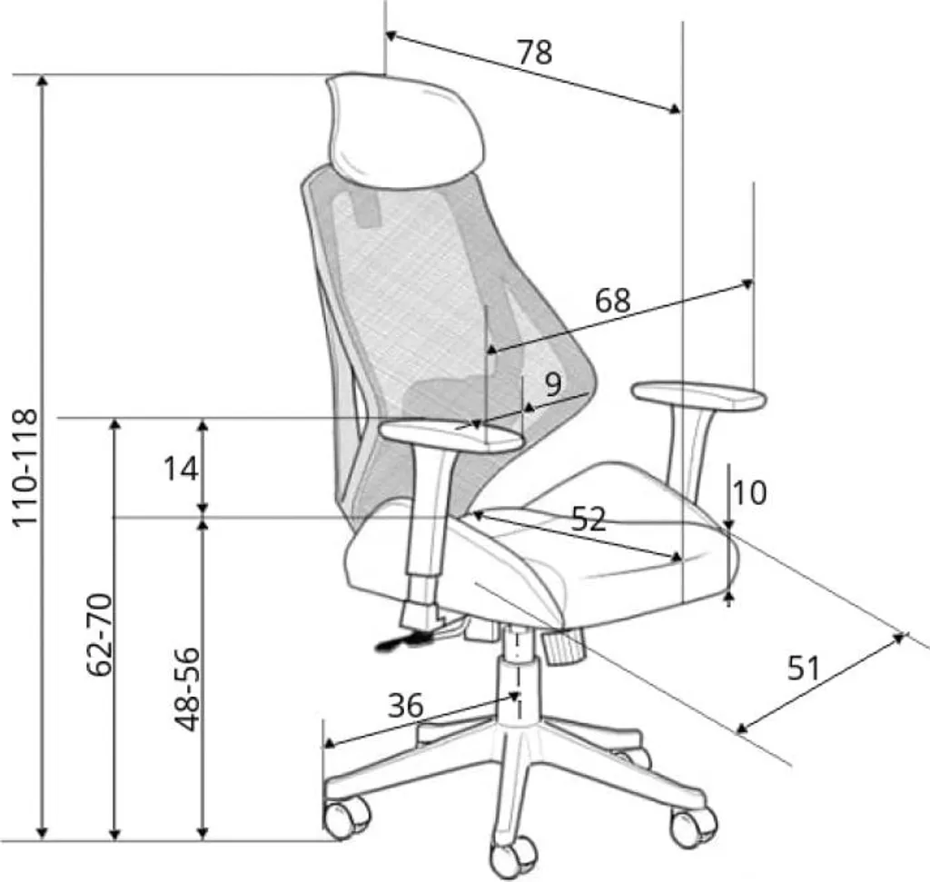 Dites adieu au mal de dos avec le fauteuil de bureau Hasel confortable - 8