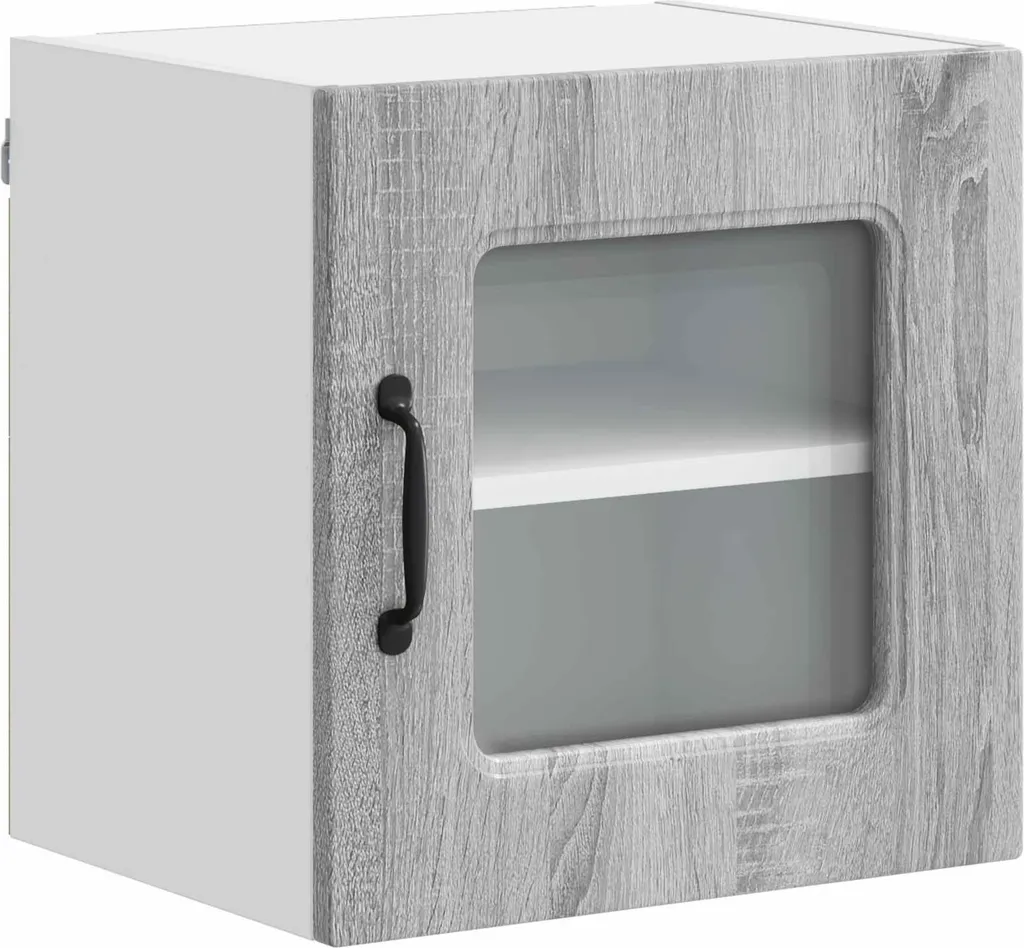 Armadio da Cucina Kalmar Grigio Sonoma 40x31x40 cm | Pensile Salvaspazio