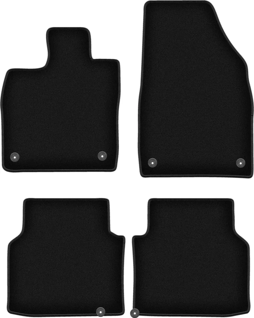 Set Tappeti Auto Velluto Nero per VW ID.5 2021+ | Accessori Su Misura