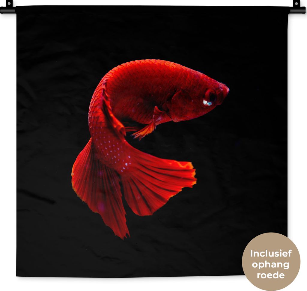 MuchoWow® Wandteppich Wandbehang Fisch - Meerestier - Produktbild 