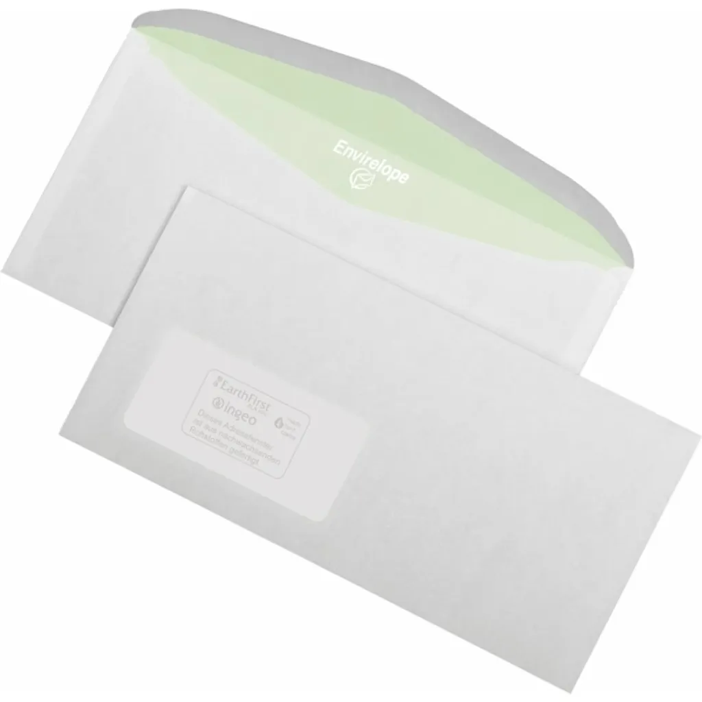 Enveloppe de correspondance blanche 114x229 mm pour envois postaux pro