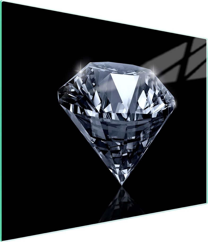 Glasschneidebrett 52x30 Diamant