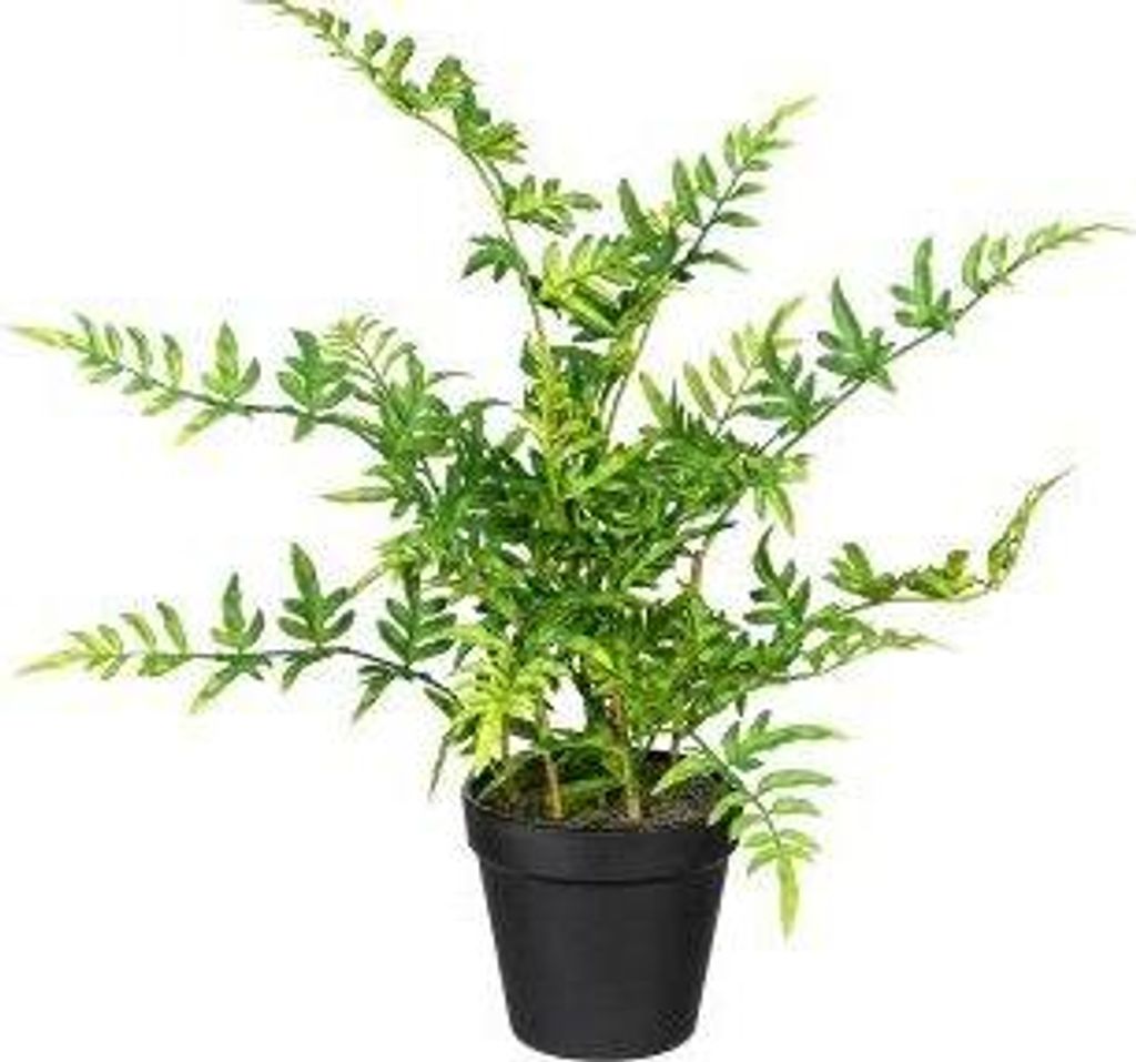 artplants.de Deko Schwertfarn FARNIS, Dekotopf, grün, 40cm - Künstliche Farnpflanze