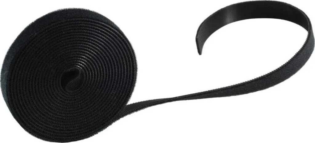Scratch adhésif noir 19mm pour rangement et organisation - Longueur 3m