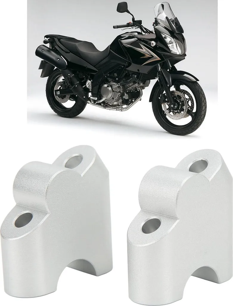 Réparer jeu guidon Suzuki V-STORM : Colliers rehausseurs 30mm fiables