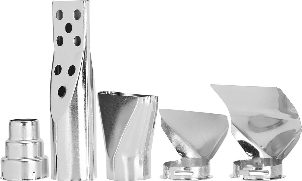 5 Stücke Heißluftpistole Düse Edelstahl Flache Runde Loch Lange Rohr Industrielle Airbrush Zubehör