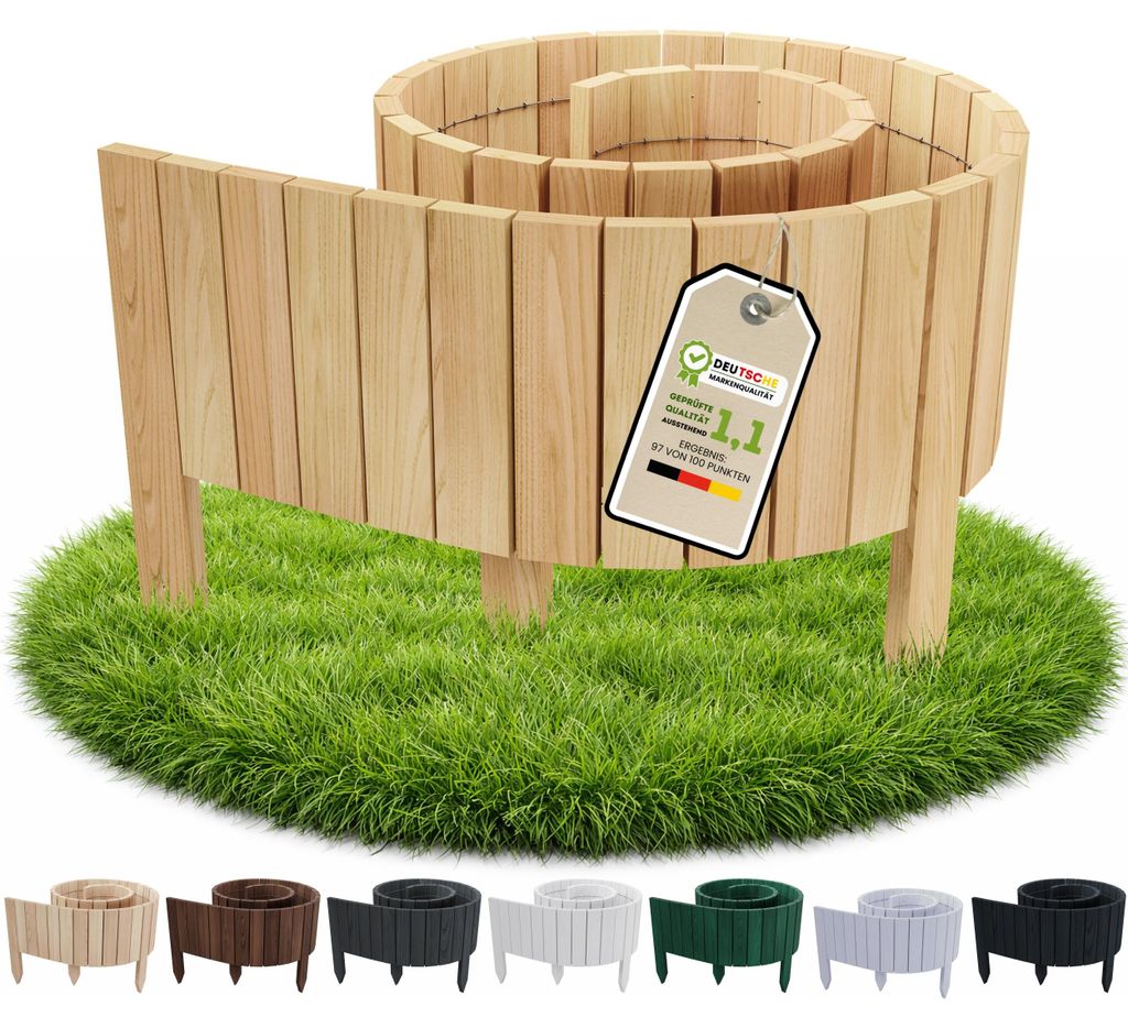 Floranica Beetumrandung Beeteinfassung 10 x 200 cm Natur Produktbild 
