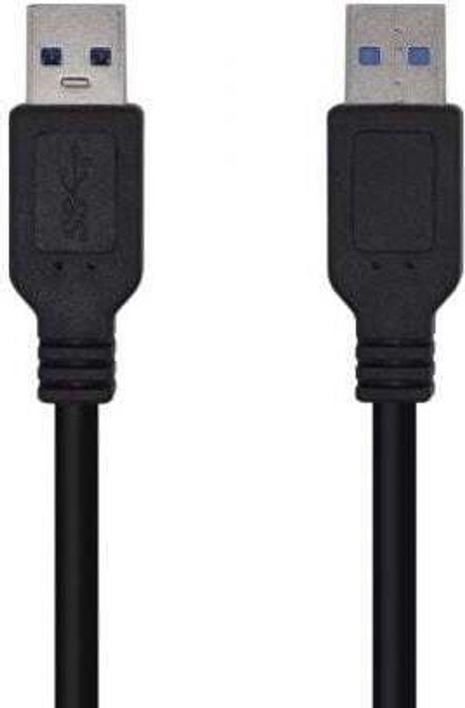 AISENS A105-0447, 2 m, USB A, USB A, USB 3.2 Gen 1 (3.1 Gen 1), 5 Gbit/s, Schwarz