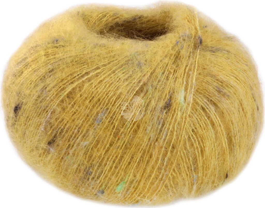 Lana Grossa - Natural Superkid Tweed 0625 gelb Produktbild 