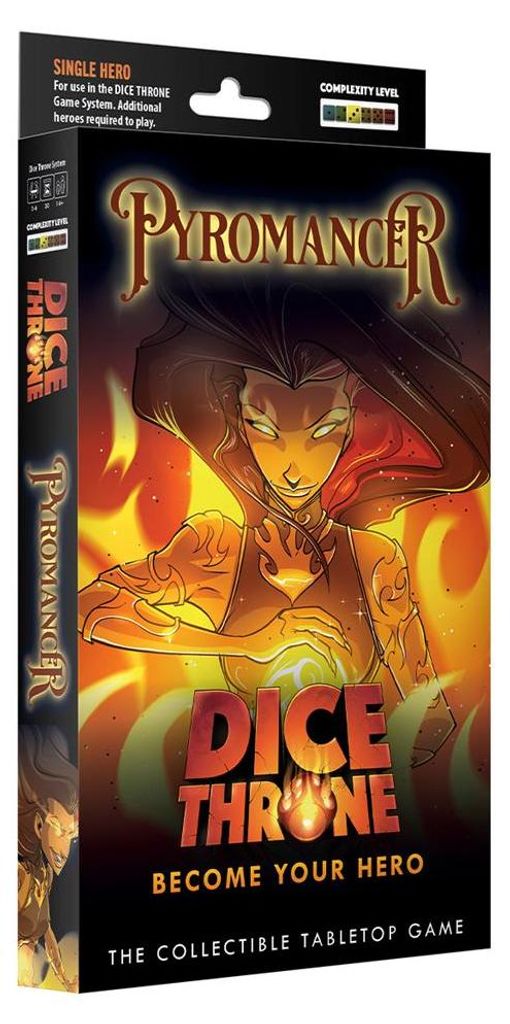Dice Throne – Balíček hrdinu Pyromancera – Hra s kockami – Obrázok produktu 