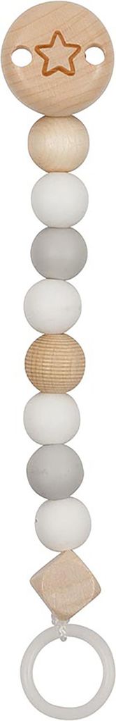 Goki Holz-Schnullerkette Stern Blau