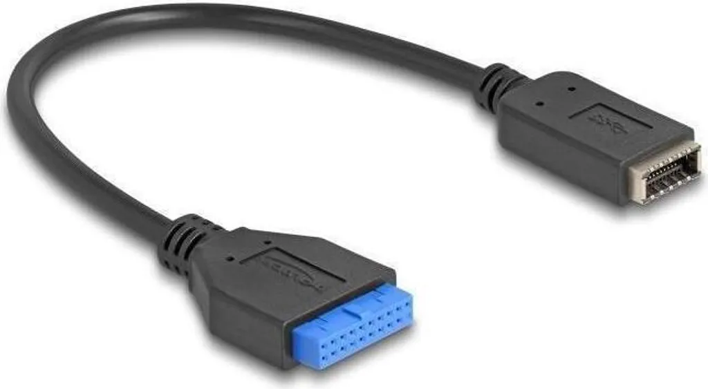 Cavo Delock 65100 Interno USB-C | Da 19 Pin Header a Type-E 25cm