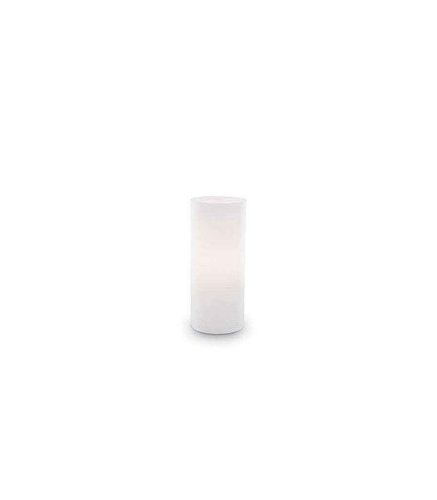 Moderne Tischleuchte Edo Glas Weiß 1 Licht E27 Klein Produktbild 