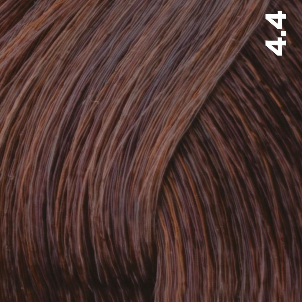 FemMas Hair Color Cream 100ml Haarfarbe Mittelbraun Kupfer 4.4