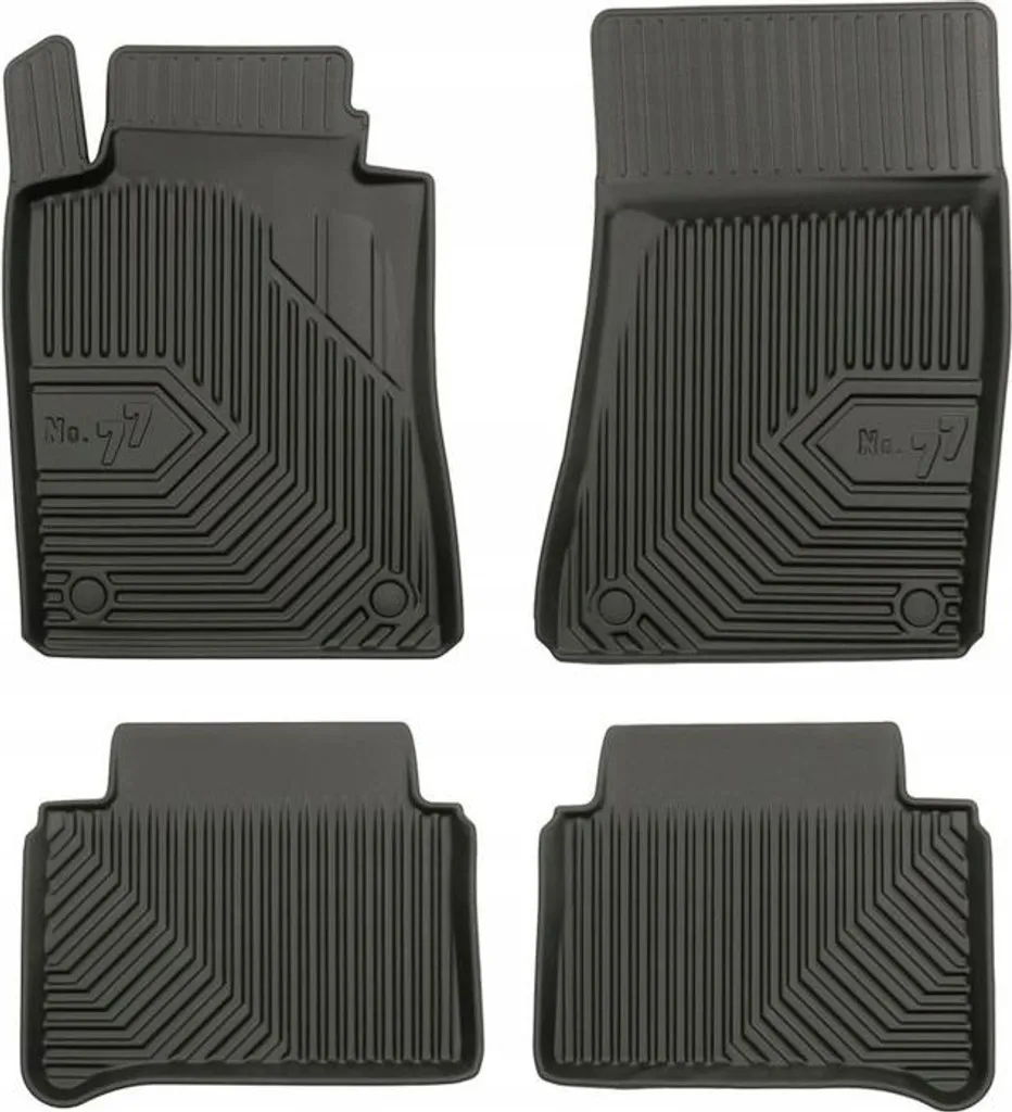 Tappetini in Gomma Premium Mercedes E W211 | Set Su Misura 2002-2009