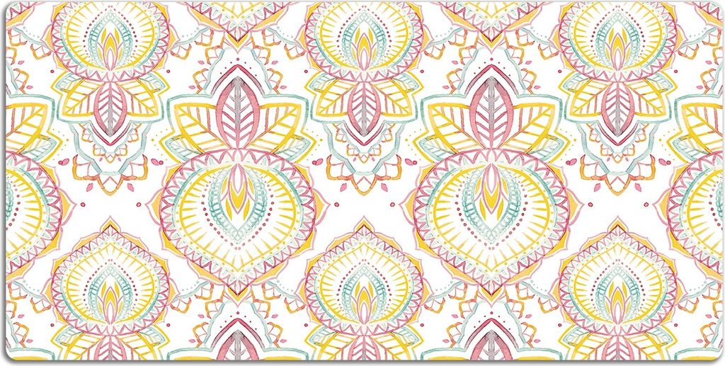 Schreibtischmatte Tischunterlage 120x60 cm Mauspad - Indisches Muster