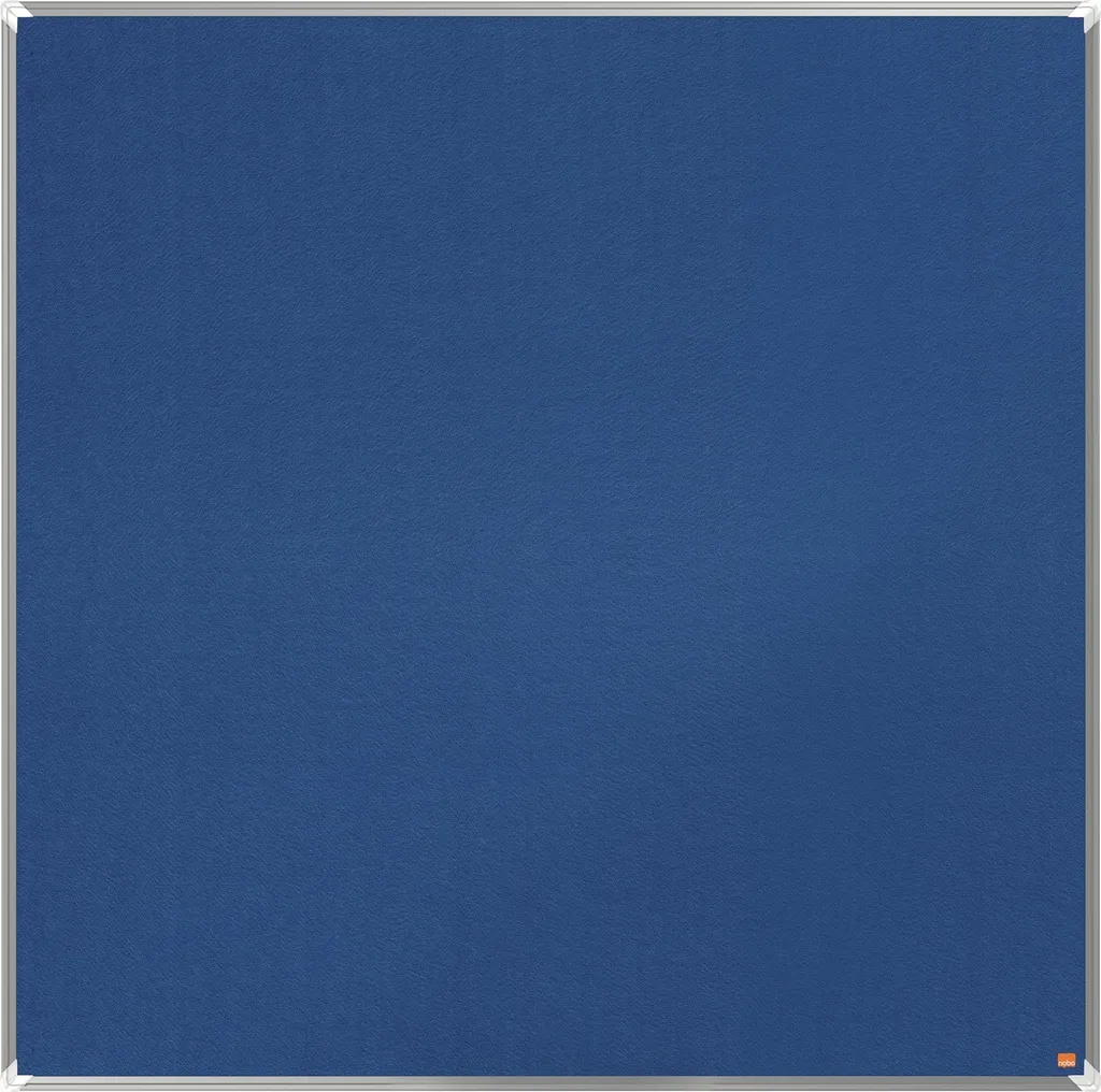 Tableau de notes mural 120x120cm bleu - Nobo solide et durable