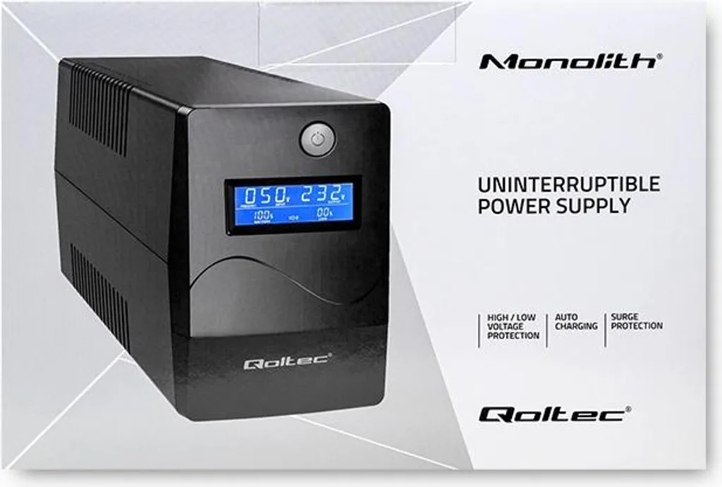 Onduleur Double Conversion 240W Qoltec Monolith pour serveurs et PC - 3