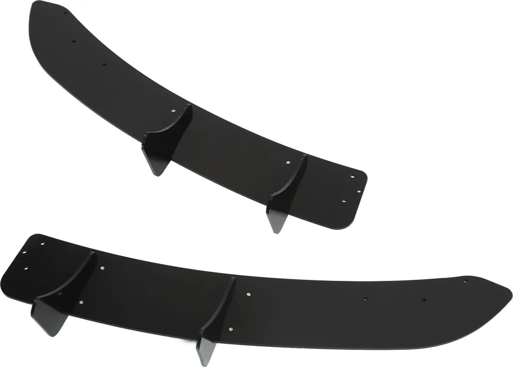 Lèvre de Pare-chocs Arrière en ABS Noir Brillant pour 6R Mk6 R - 2 Pièces