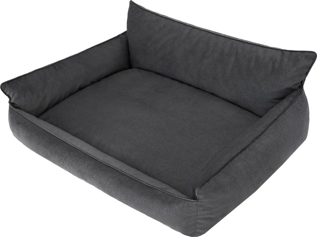 Lettino per cani "Joker" - 105x80cm - comodo cuscino per cani con schienale rialzato e rivestimento sfoderabile | Tessuto fantasia | pillowprim