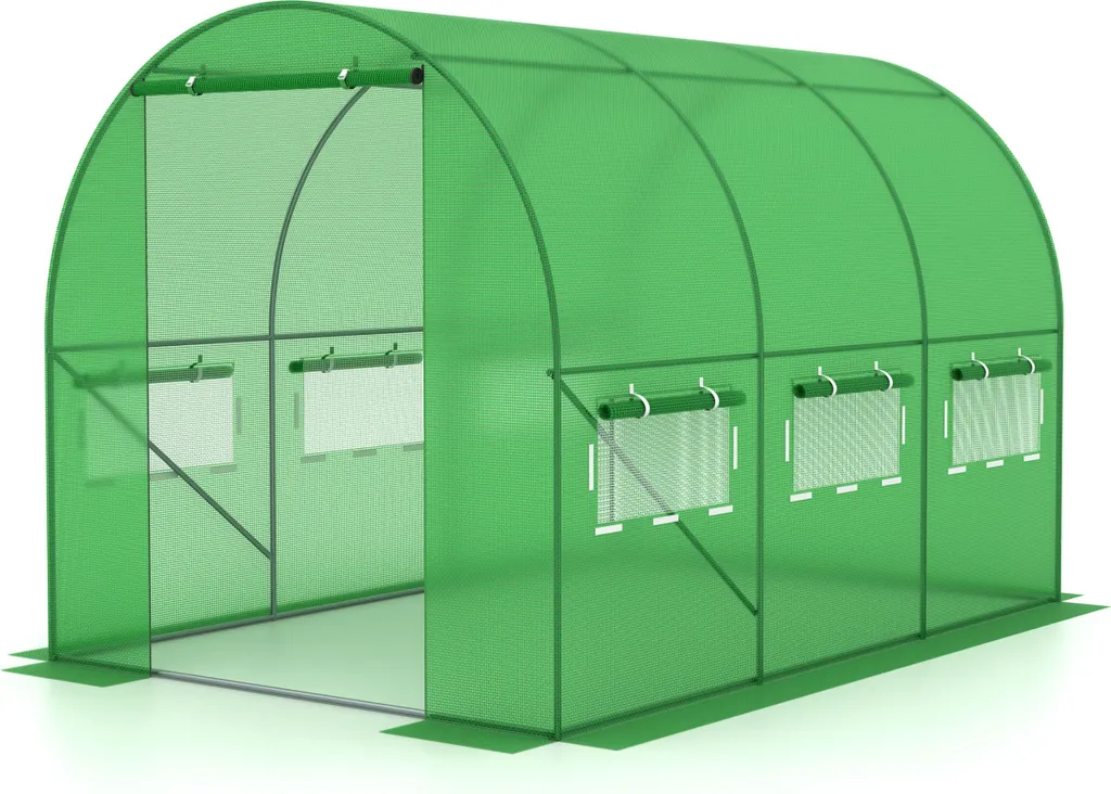 Serre tunnel AUREA 2x3m : la solution contre les intempéries et oiseaux