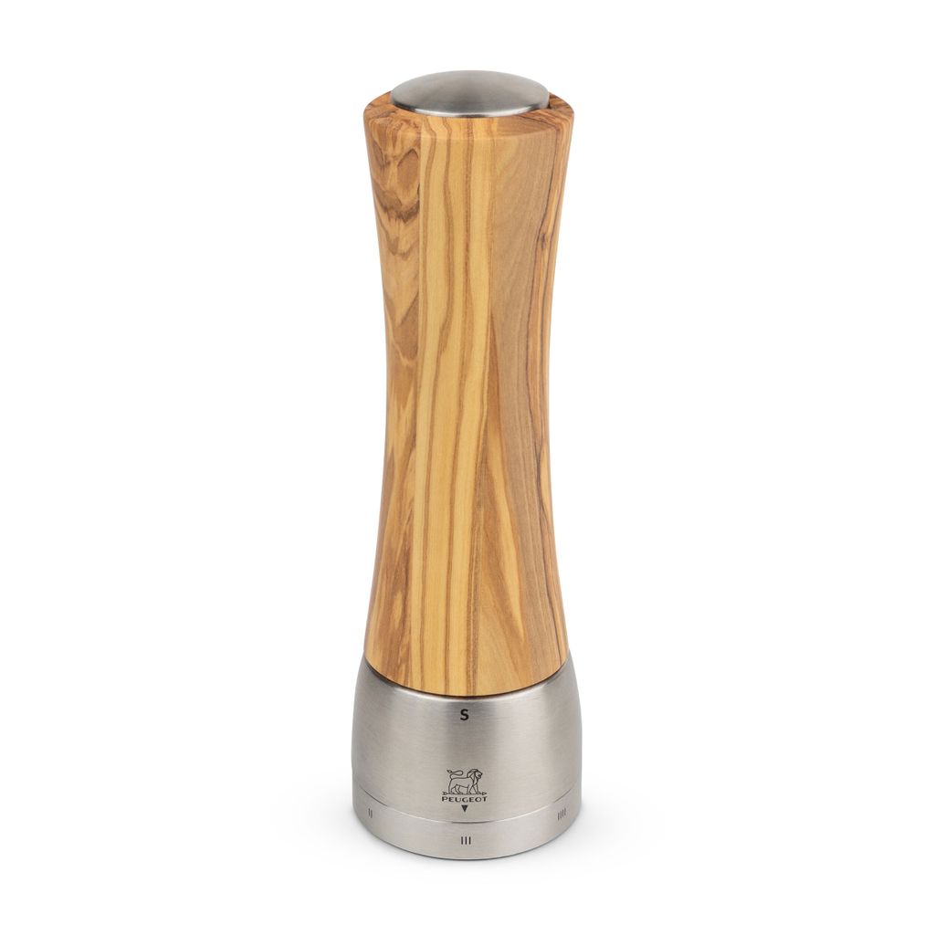 Peugeot Salzmühle Daman uSelect Olivenholz ehemals Madras Gewürzmühle gemasert 21 cm 36171
