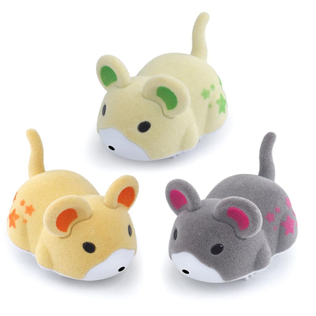 3er-Pack Hamster-Spielzeug mit Ausreißer, interaktives Katzen-Mausfangspiel, lustiges Katzenspielzeug für aktive Haustiere, 5.5×3.6×4 cm