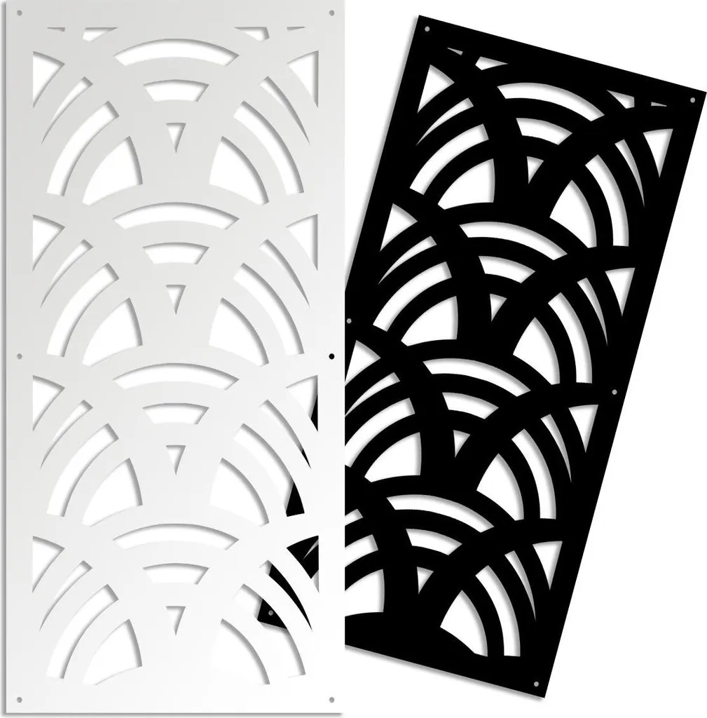 MAORI Pannello Tecnico PVC Traforato 73x148 cm Nero 10mm