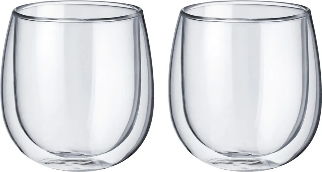 Westmark Set 2 Bicchieri Vetro Termico 250ml - Sicuri e Antiscotto