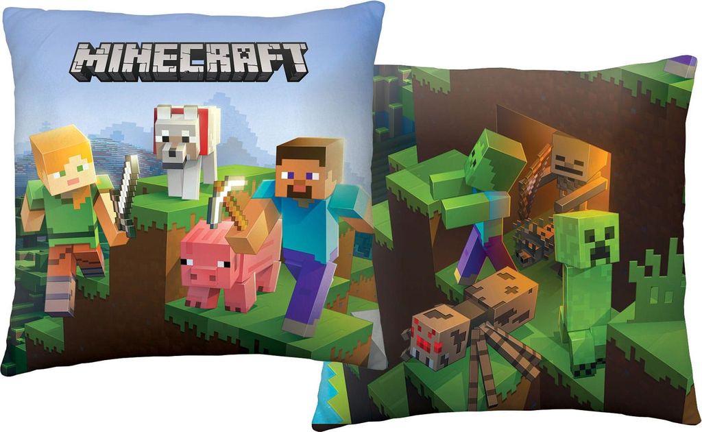 Minecraft Dekokissen Ver. 2 40 cm Produktbild 