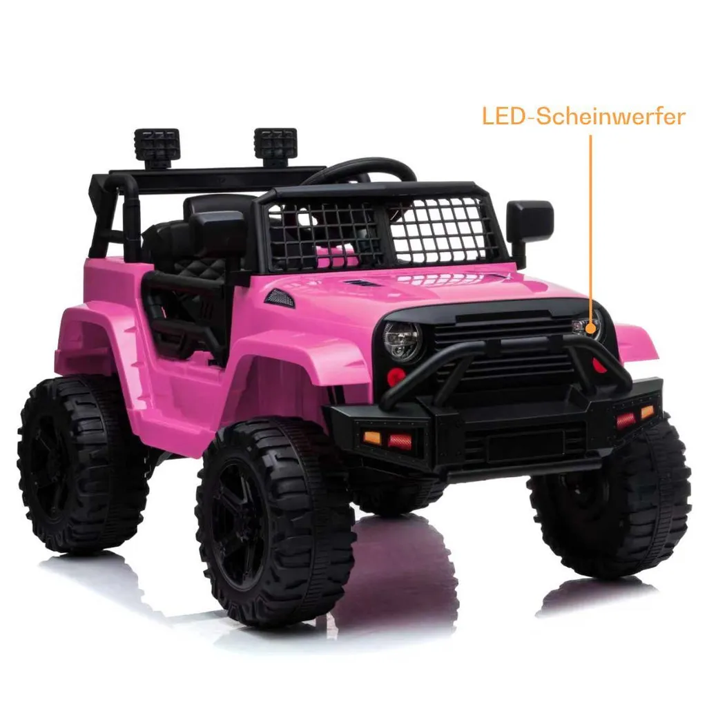 Véhicule Électrique Enfant Sécurisé - Jeep 12V avec Télécommande