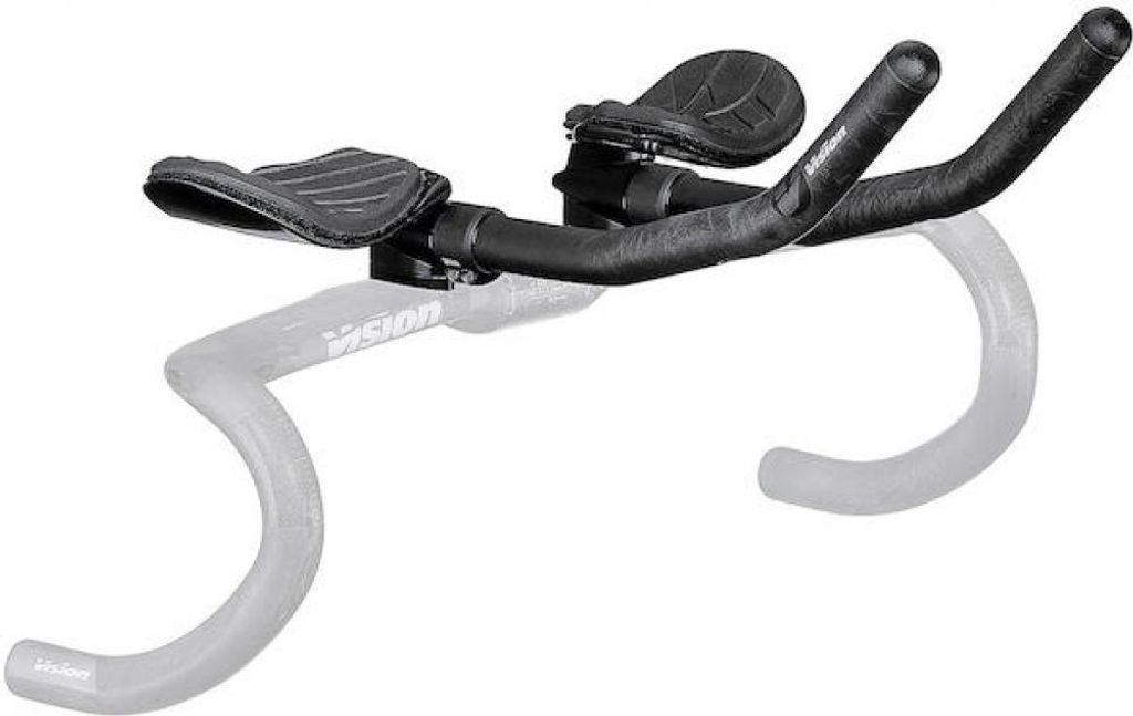 Vision Lenkeraufsatz Metron 4D Flat M.A.S. 270 mm Schwarz - aerodynamische Tr...