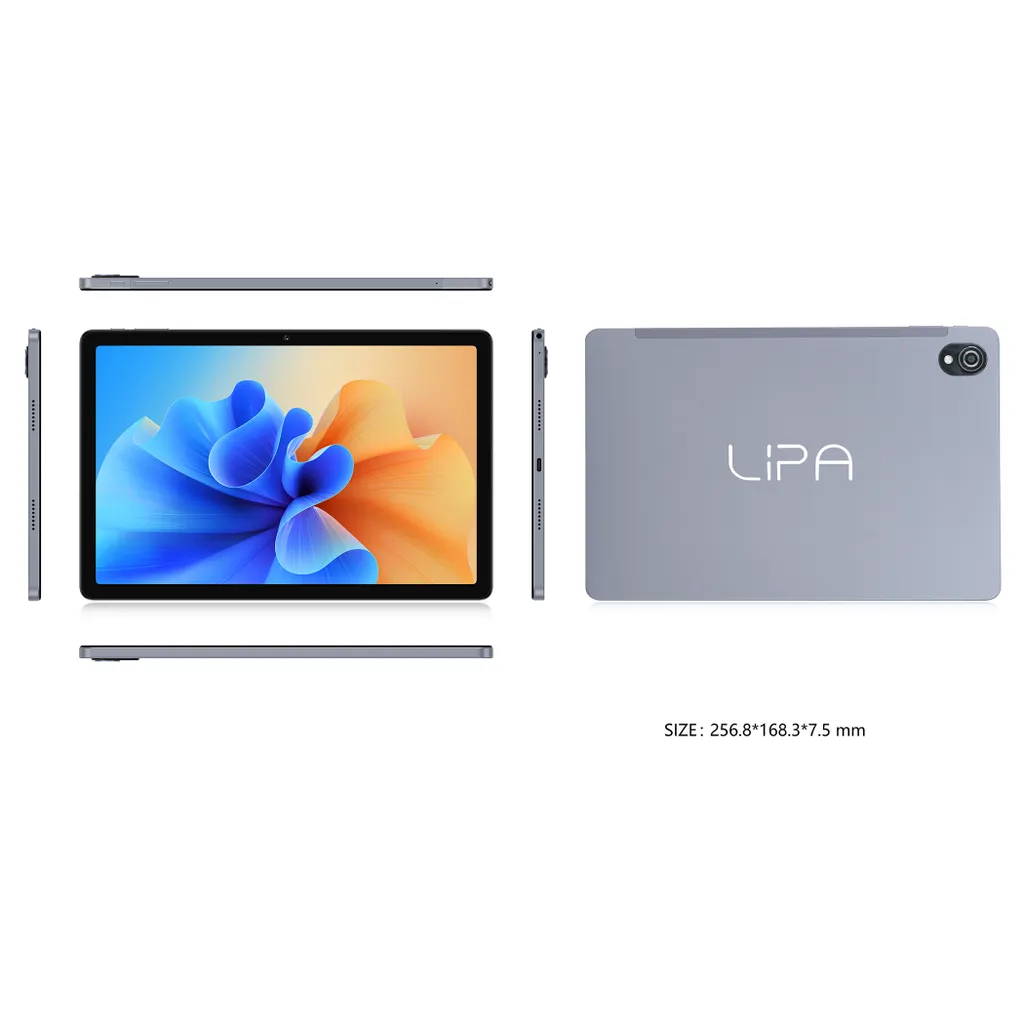 Lipa TR-02 Tablette Android 11 Pouces 128 Go avec Écran 2K et Octa-Core
