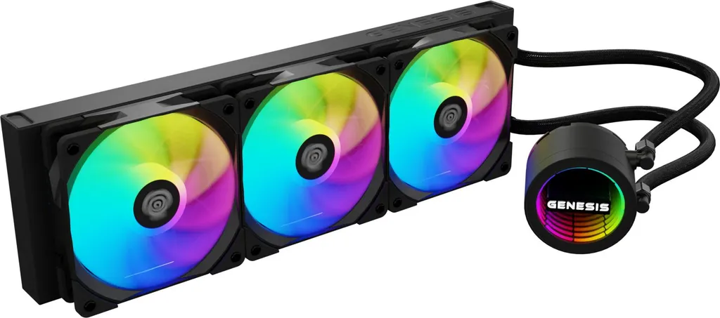 Genesis Hydria 360 ARGB Noir - Watercooling AIO Performant pour PC Gamer