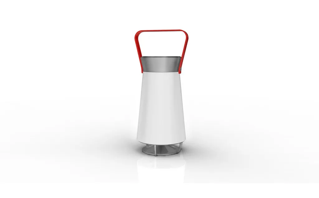 Haut-parleur Akai AKBT70 Puissance 5W - Design Compact Gris et Blanc