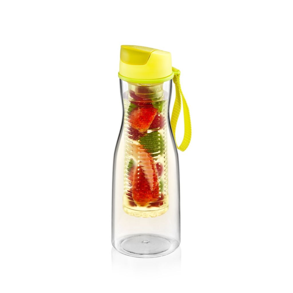 Tescoma Trinkflasche mit Fruchteinsatz PURITY 0.7 l, gelb