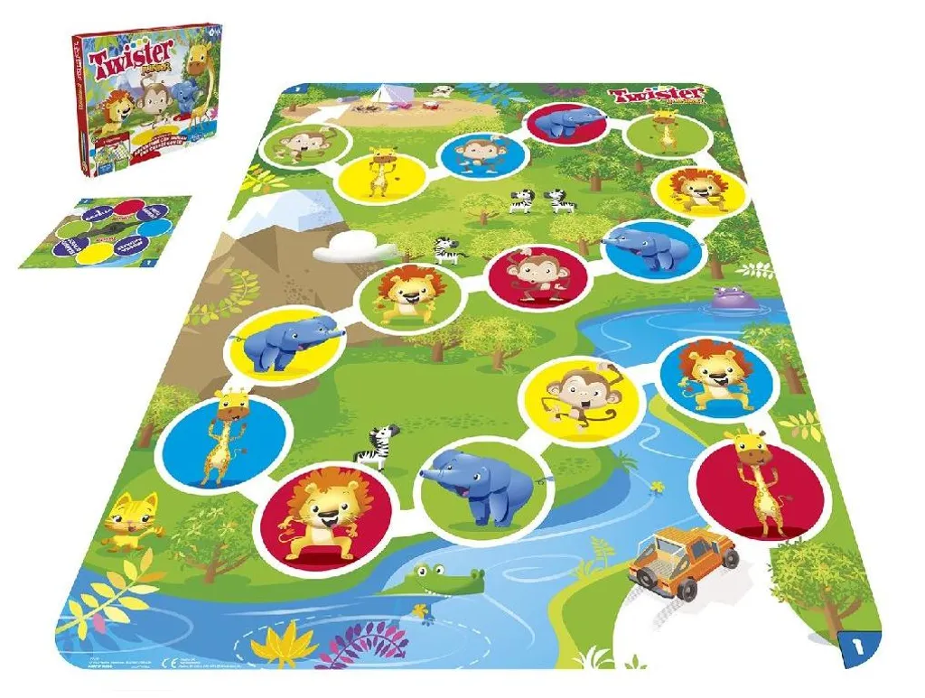 Twister Junior pour Enfant - Jeu d'Action pour Anniversaire et Fête